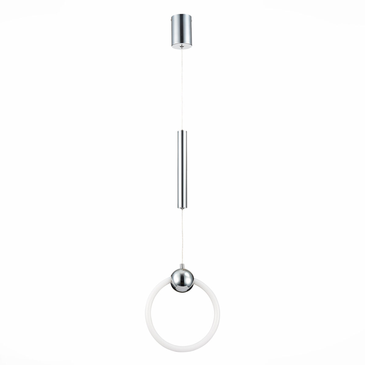 SL1578.103.01 Подвес ST-Luce Хром/Белый,Хром LED 1*15W 3000K ДЖЕРА — изображение 2