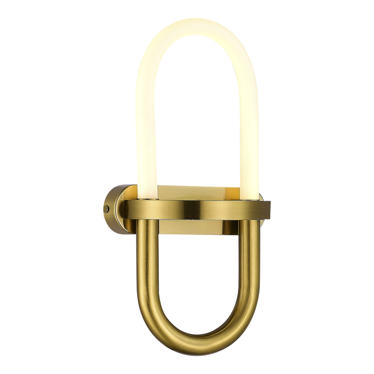 SL1579.301.01_01W SL1579.301.01 Светильник настенный ST-Luce Золотистый/Белый LED 1*10W 3000K МОФИСТО — изображение 1