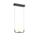 SL1581.403.01 Светильник подвесной ST-Luce Черный/Белый LED 1*8W 3200K БОТЕЛЛИ