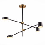 SL1604.432.04 Светильник потолочный ST-Luce Черный, Латунь/Черный LED 4*5W 3000K РОДРИГО