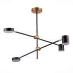 SL1604.432.04 Светильник потолочный ST-Luce Черный, Латунь/Черный LED 4*5W 3000K РОДРИГО — изображение 3