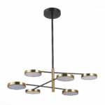 SL1605.413.06 Светильник потолочный  ST-Luce Черный/Латунь, Белый LED 6*7,5W 3000K ФАРОНЕ — изображение 2