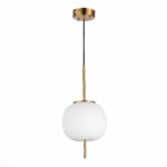 SL1621.203.01 Подвес ST-Luce Золотистый/Белый LED 1*13W 3000K ЛАКУС — изображение 2