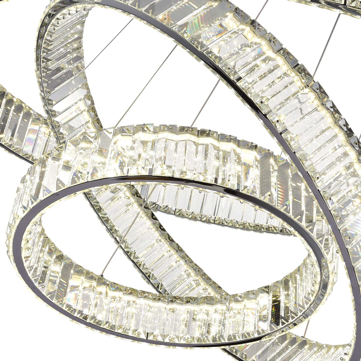 в наличии SL1622.103.03 Люстра подвесная ST-Luce Хром/Прозрачный LED 1*122W 4000K ТИВОЛИ - купить в интернет-магазине Светильники Торг