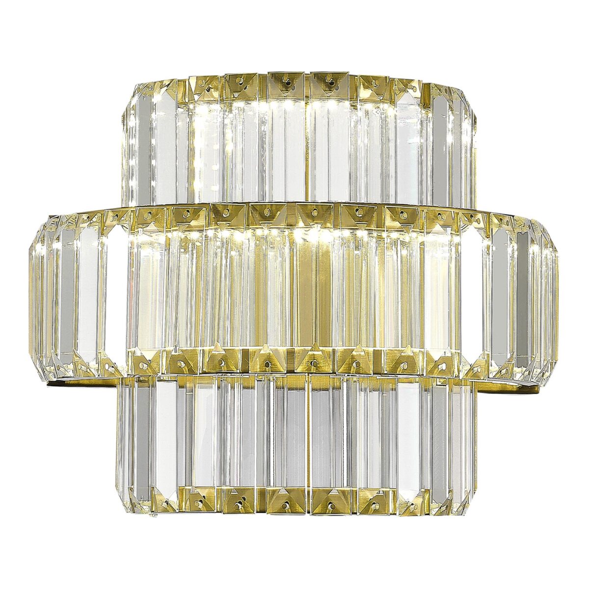 SL1622.311.01 Светильник настенный ST-Luce Латунь/Прозрачный LED 1*21W 4000K ТИВОЛИ — изображение 1
