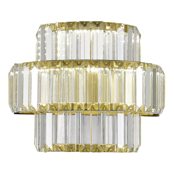 SL1622.311.01 Светильник настенный ST-Luce Латунь/Прозрачный LED 1*21W 4000K ТИВОЛИ