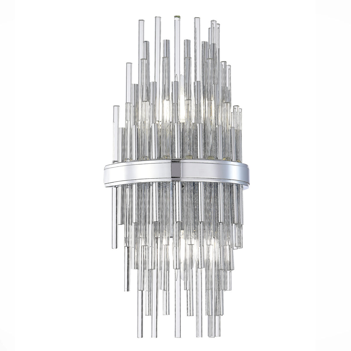 SL1628.101.02 Бра ST-Luce Хром/Прозрачный, Хром E14 2*40W ТЕРАМО — изображение 3