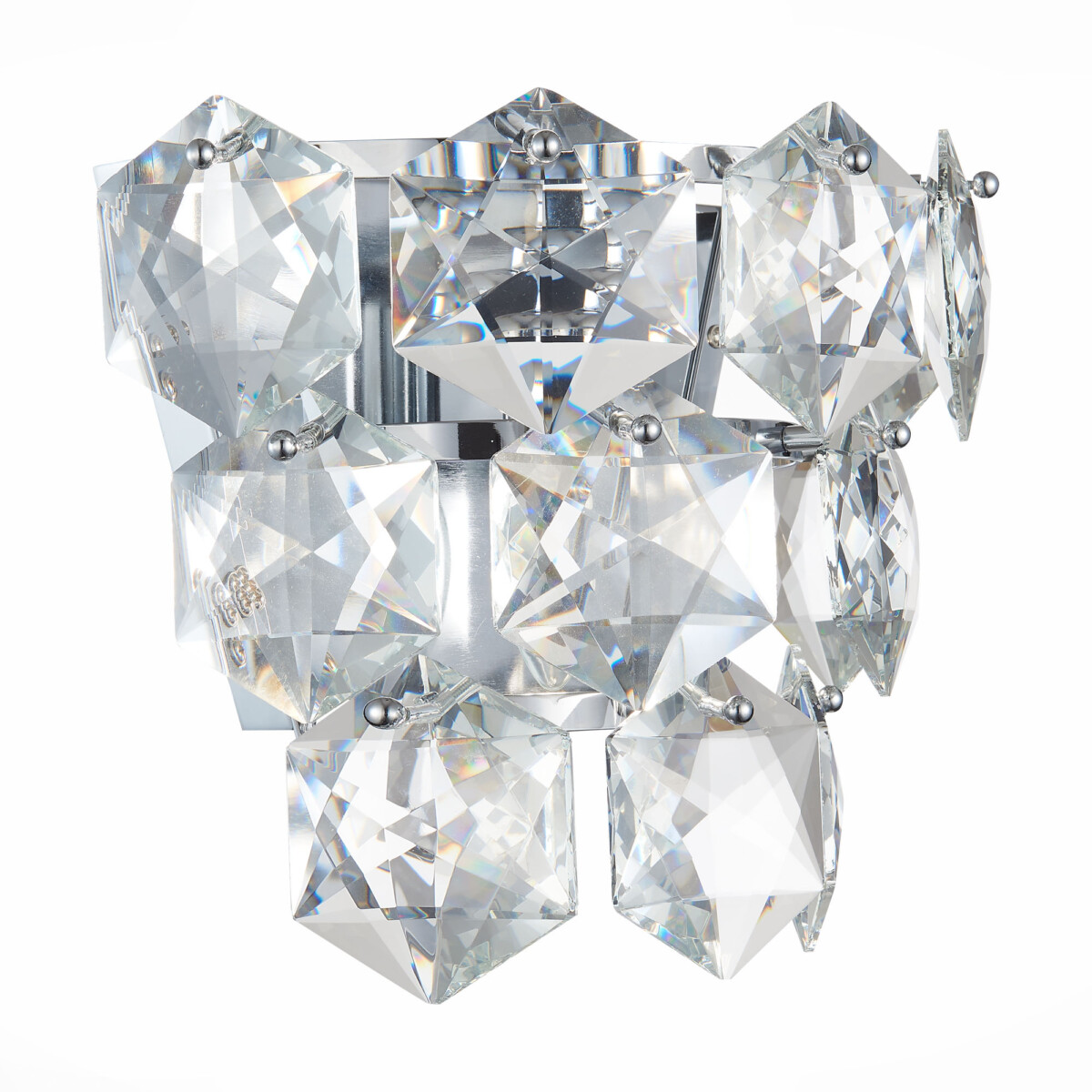 SL1631.101.01 Бра ST-Luce Хром/Прозрачный E14 1*40W VITERBO — изображение 3