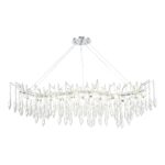 SL1660.113.12 Светильник подвесной ST-Luce Хром/Хром, Прозрачный G9 12*5W 4000K ТРИФОНИ