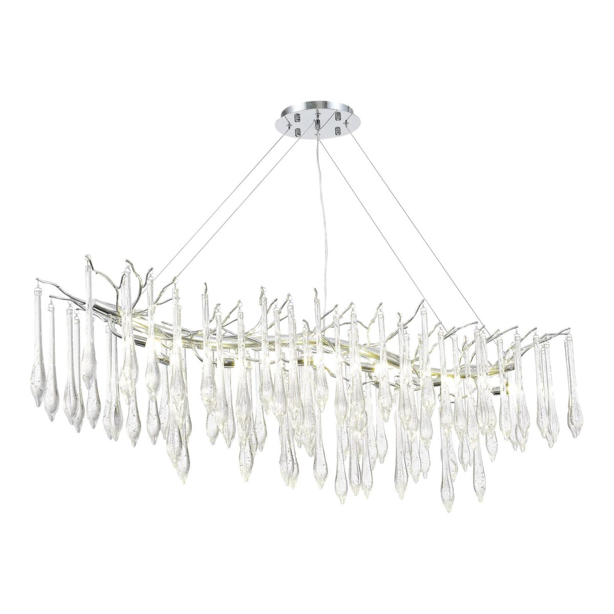 SL1660.113.12 Светильник подвесной ST-Luce Хром/Хром, Прозрачный G9 12*5W 4000K ТРИФОНИ — изображение 4