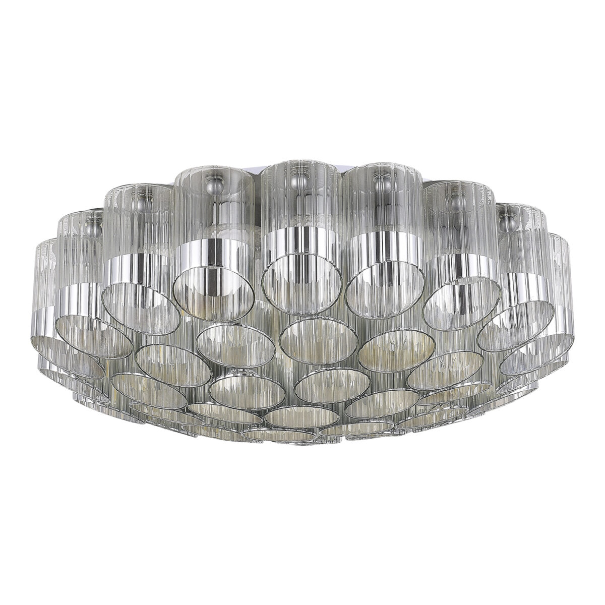 SL1662.102.19 Светильник потолочный ST-Luce Никель/Никель, Прозрачный E14 19*60W АККОРД — изображение 2
