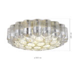 SL1662.102.19 Светильник потолочный ST-Luce Никель/Никель, Прозрачный E14 19*60W АККОРД — изображение 5