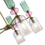 SL2000.202.05 Люстра потолочная ST-Luce Золотистый/Дымчатый E14 5*40W ДЖЕА — изображение 4