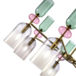 SL2000.202.07 Люстра потолочная ST-Luce Золотистый/Дымчатый E14 7*40W ДЖЕА — изображение 4