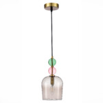 SL2000.223.01 Подвес ST-Luce Золотистый/Розовый E14 1*40W ДЖЕА — изображение 2