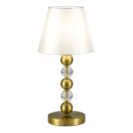 SL2003.304.01 Прикроватная лампа ST-Luce латунь/белый E27 1*40W АВРОРА