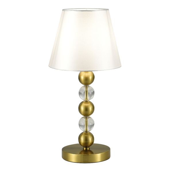 в наличии SL2003.304.01 Прикроватная лампа ST-Luce латунь/белый E27 1*40W АВРОРА - купить в интернет-магазине Светильники Торг