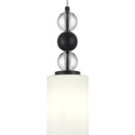 SL2003.403.01 Светильник подвесной ST-Luce черный/белый E27 1*40W АВРОРА — изображение 3