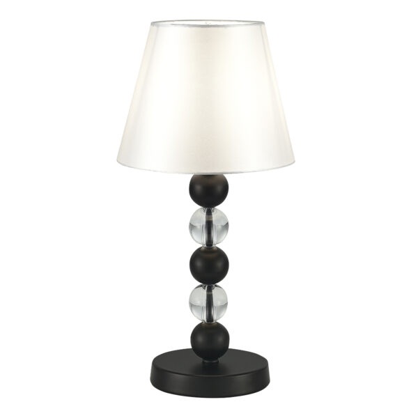 SL2003.404.01 Прикроватная лампа ST-Luce черный/белый E27 1*40W АВРОРА