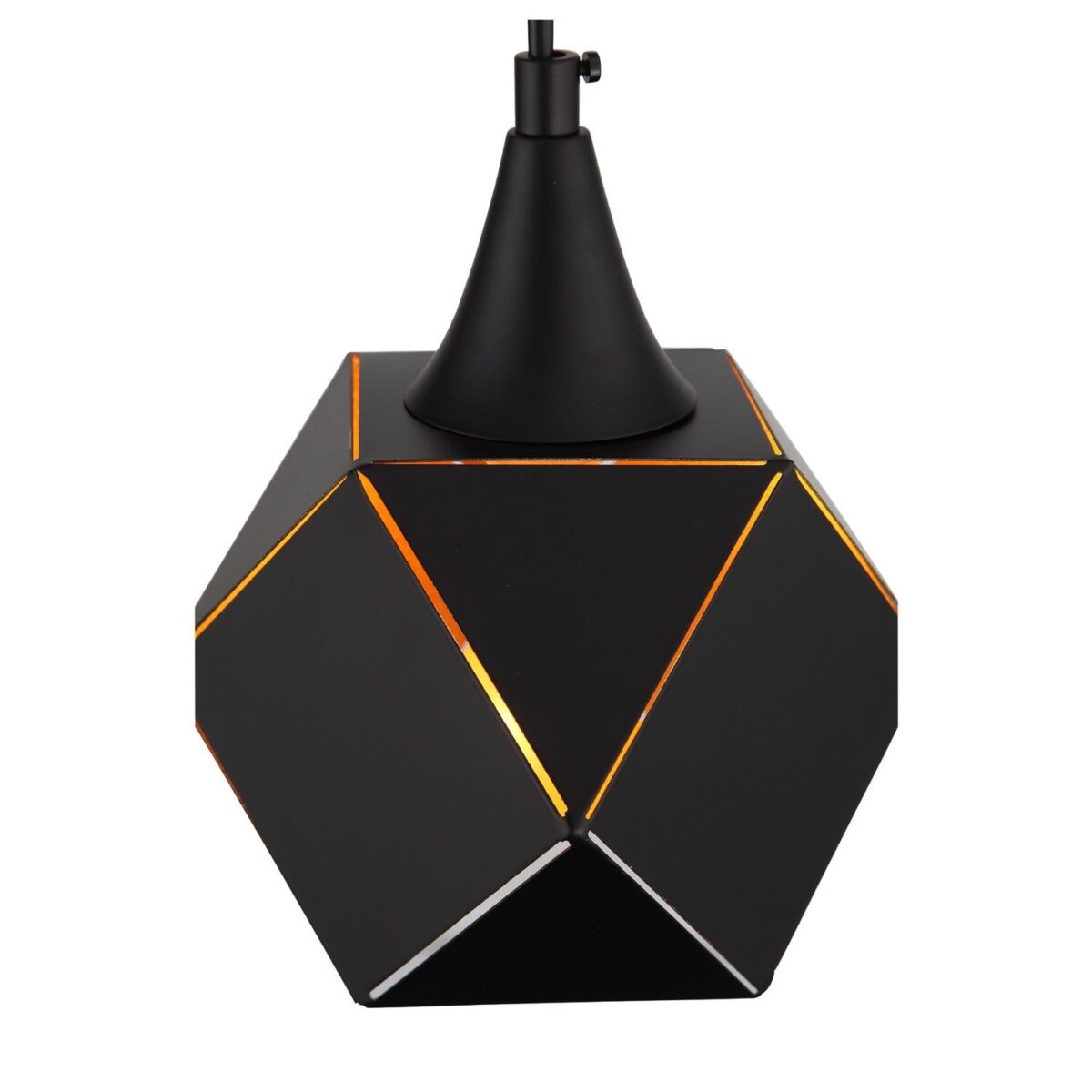 SL258.403.01 Светильник подвесной ST-Luce Черный/Черный, Золото E14 1*40W ЭНИГМА — изображение 3