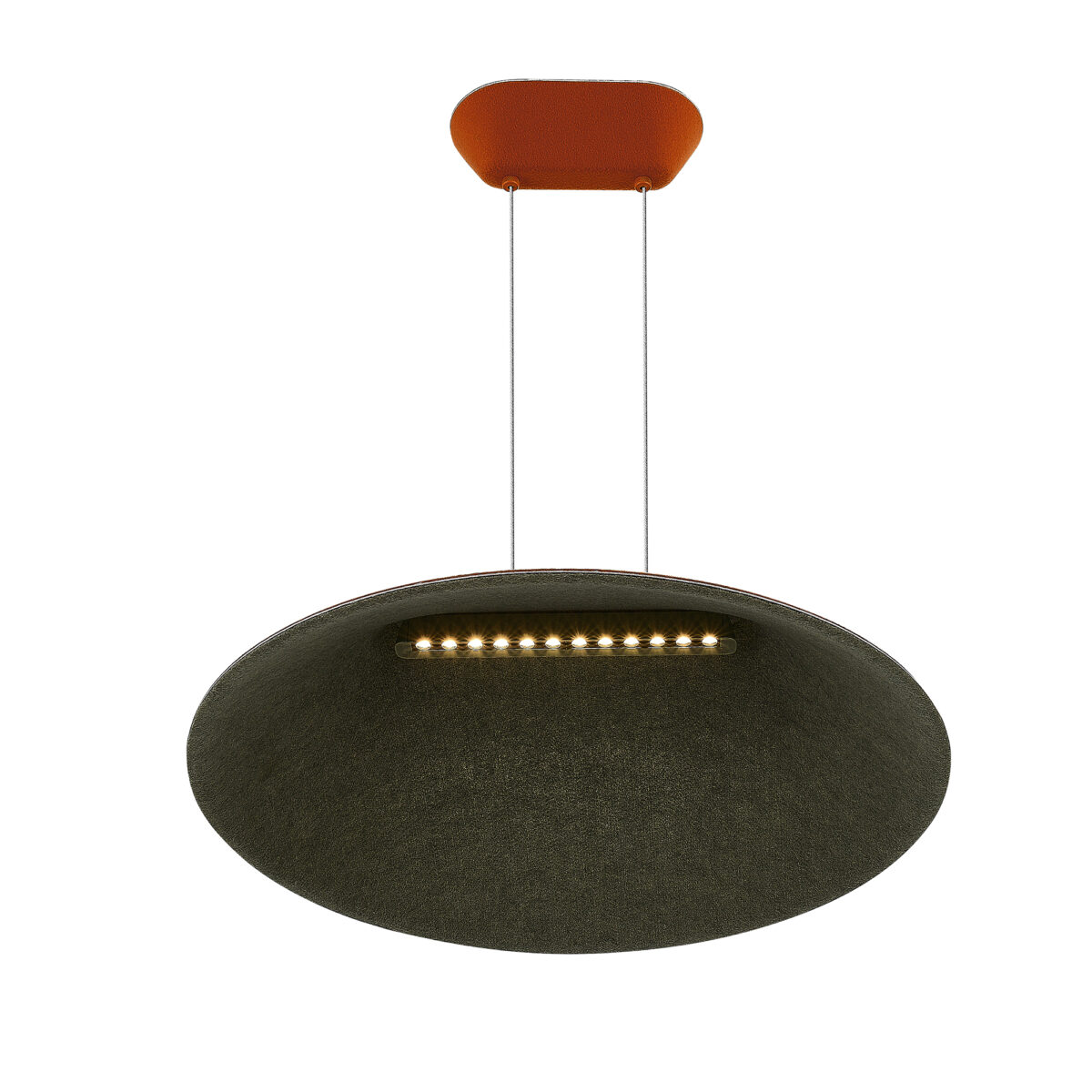 SL3001.723.01 Светильник подвесной ST-Luce Оранжевый,Серый/Оранжевый,Серый LED 1*12W СЕНТИТО — изображение 4