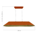 SL3001.823.01 Светильник подвесной ST-Luce Оранжевый,Серый/Оранжевый,Серый LED 1*32W СЕНТИТО — изображение 11