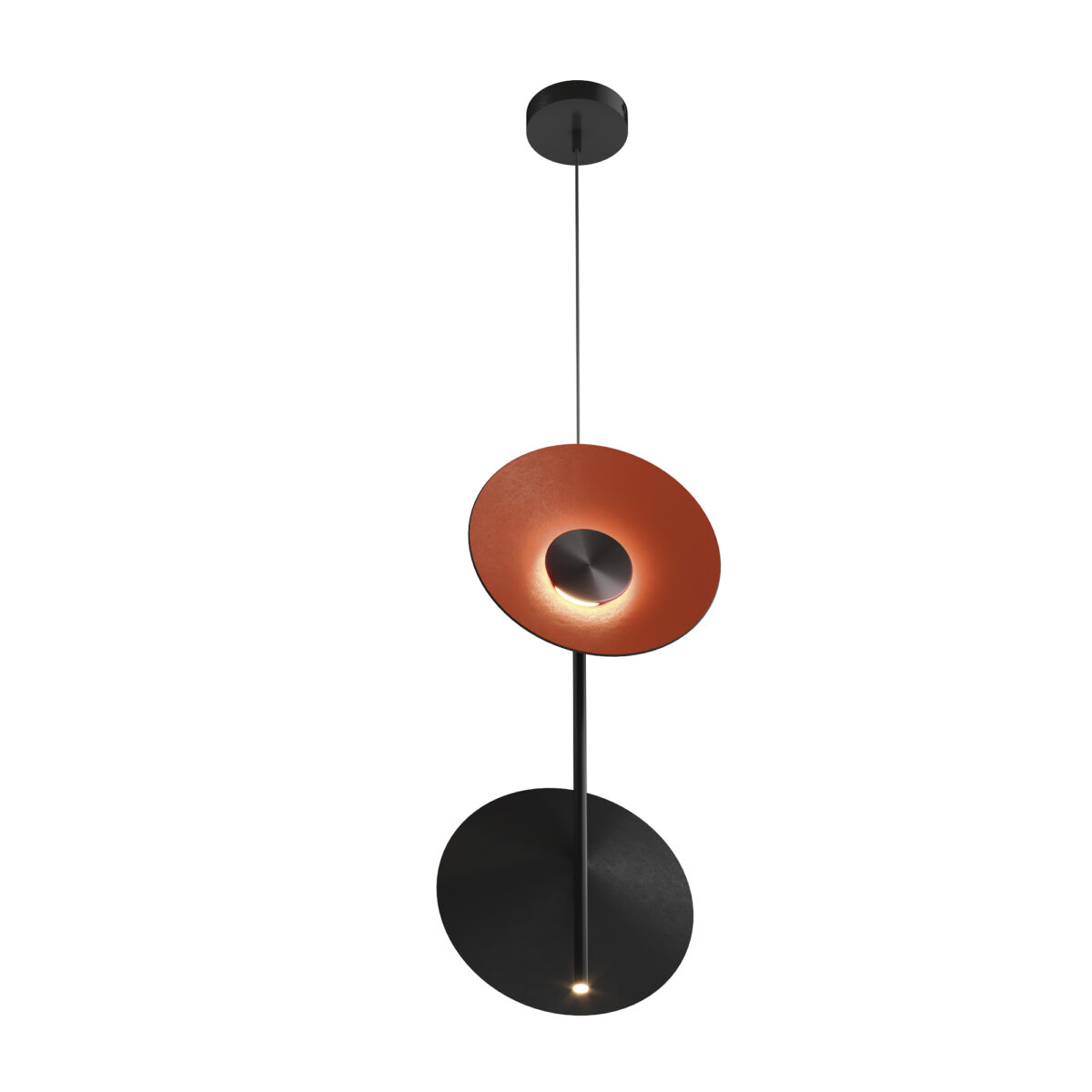 SL3003.403.03 Светильник подвесной ST-Luce Черный/Оранжевый, Черный LED 3*2W 3000K СЕНТИТО — изображение 2