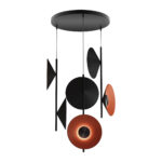 SL3003.403.09 Светильник подвесной ST-Luce Черный/Оранжевый, Черный LED 9*2W 3000K СЕНТИТО