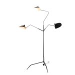 SL305.405.03 Торшер ST-Luce Черный/Черный, Белый E27 3*60W СПРУЦЦО — изображение 2