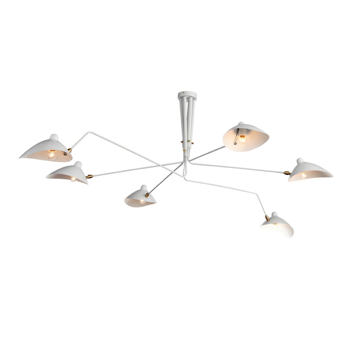 SL305.502.06 Люстра потолочная ST-Luce Белый/Белый E27 6*60W СПРУЦЦО — изображение 2