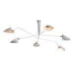 SL305.502.06 Люстра потолочная ST-Luce Белый/Белый E27 6*60W СПРУЦЦО — изображение 6