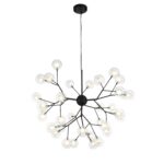 SL376.403.36 Светильник подвесной ST-Luce Черный/Прозрачный, Белый G4 LED 36*2W ДЕМЕЛЕ