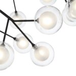 SL376.403.36 Светильник подвесной ST-Luce Черный/Прозрачный, Белый G4 LED 36*2W ДЕМЕЛЕ — изображение 2