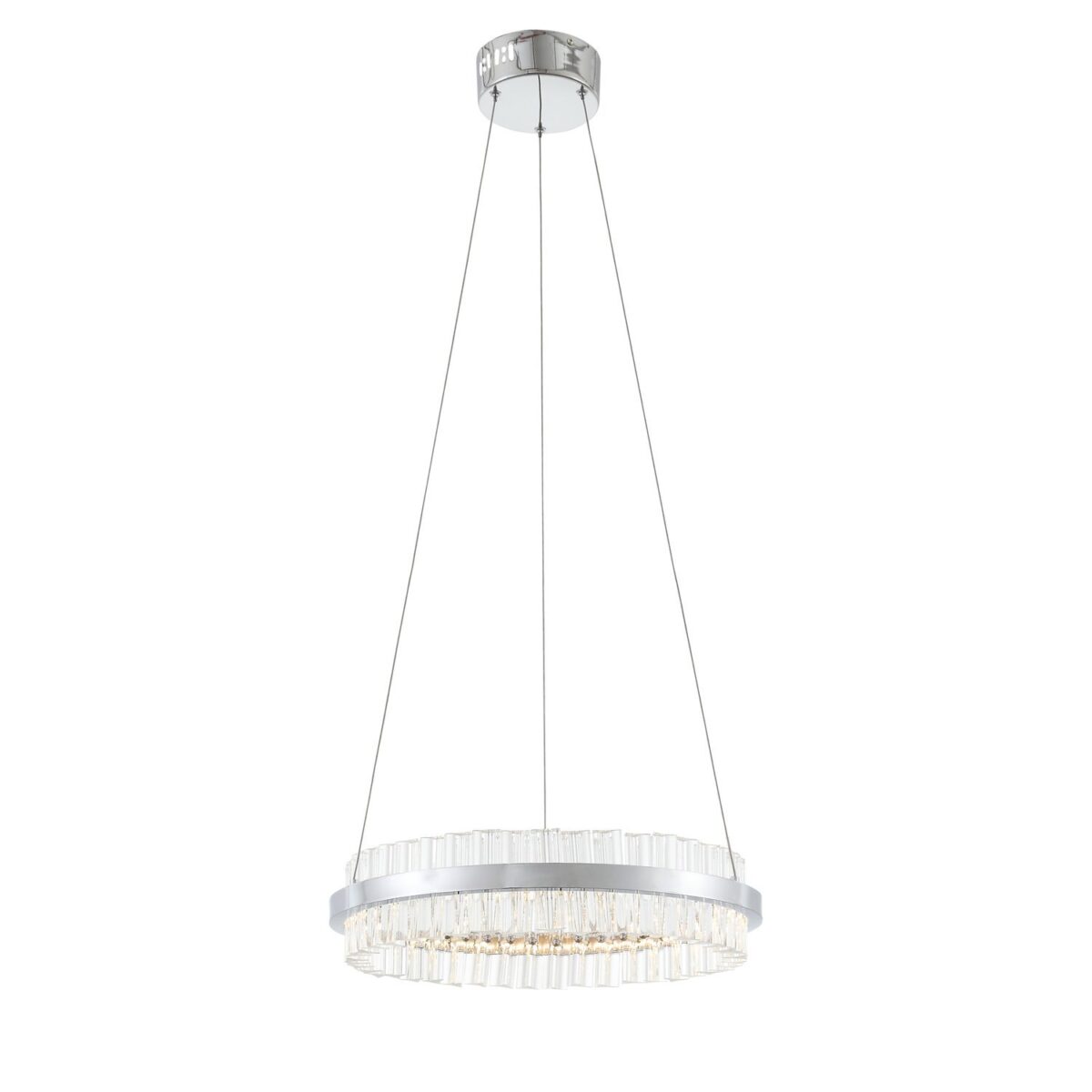 SL383.103.01 Светильник подвесной ST-Luce Хром/Хром, Прозрачный LED 1*34W 3000K КЕРИО — изображение 1