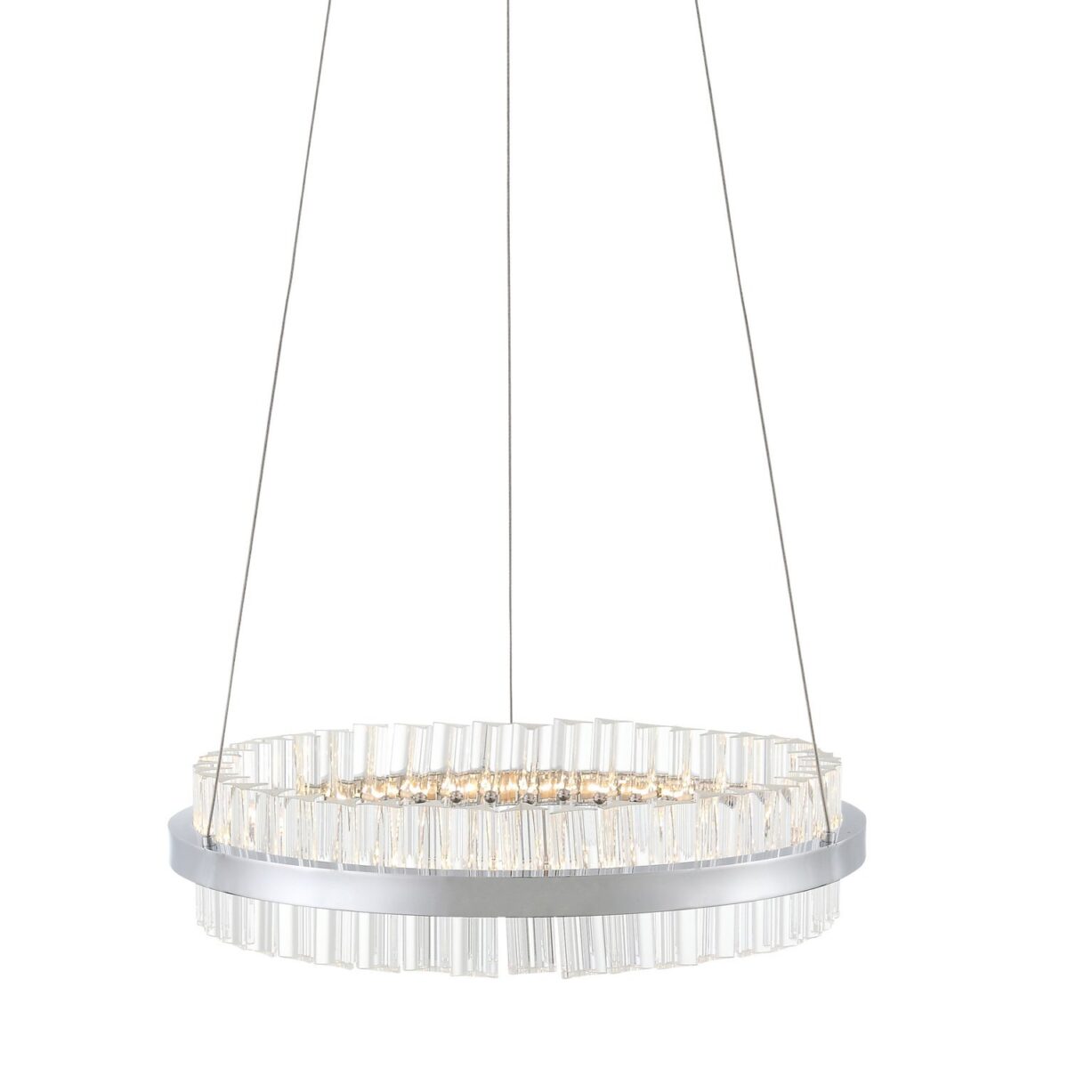 SL383.103.01 Светильник подвесной ST-Luce Хром/Хром, Прозрачный LED 1*34W 3000K КЕРИО — изображение 2