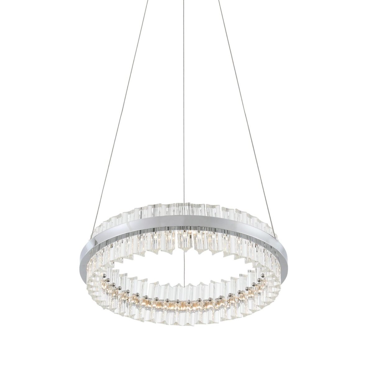SL383.103.01 Светильник подвесной ST-Luce Хром/Хром, Прозрачный LED 1*34W 3000K КЕРИО — изображение 3