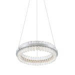 SL383.103.01 Светильник подвесной ST-Luce Хром/Хром, Прозрачный LED 1*34W 3000K КЕРИО — изображение 3
