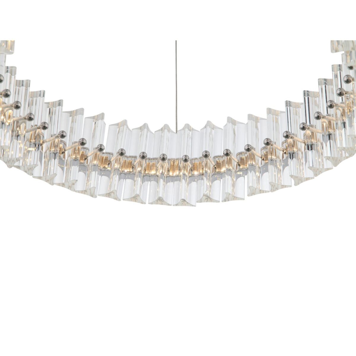 SL383.103.01 Светильник подвесной ST-Luce Хром/Хром, Прозрачный LED 1*34W 3000K КЕРИО — изображение 4