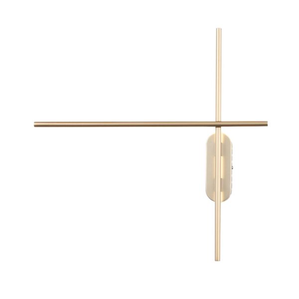 SL394.201.02 Светильник настенный ST-Luce Матовое золото/Белый LED 2*10W 4000K БАСОНИ