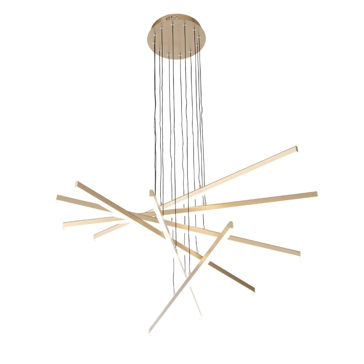 SL394.223.06 Светильник подвесной ST-Luce Матовое золото/Белый LED 6*16,6W 4000K БАСОНИ — изображение 1