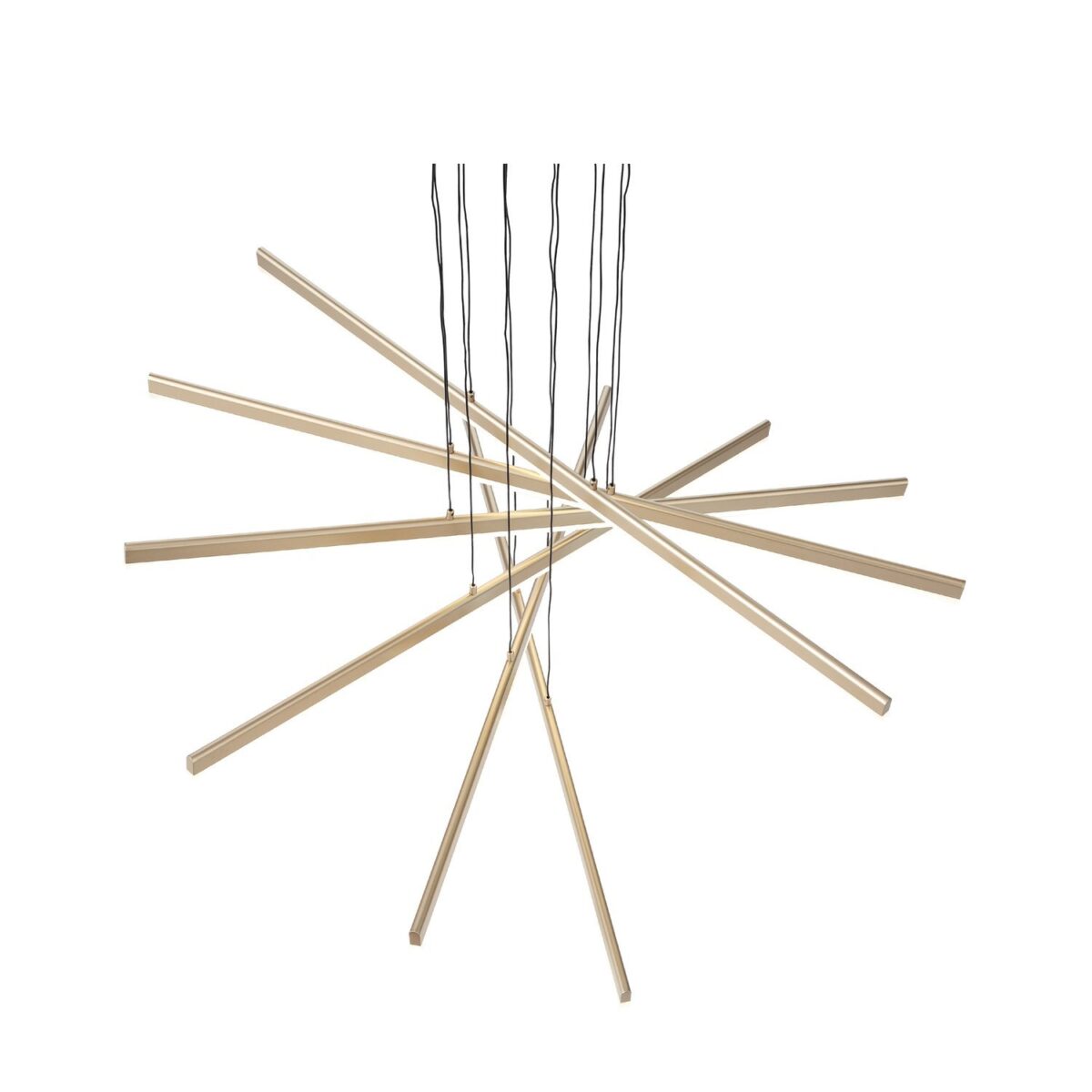 SL394.223.06 Светильник подвесной ST-Luce Матовое золото/Белый LED 6*16,6W 4000K БАСОНИ — изображение 2