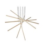 SL394.223.06 Светильник подвесной ST-Luce Матовое золото/Белый LED 6*16,6W 4000K БАСОНИ — изображение 2