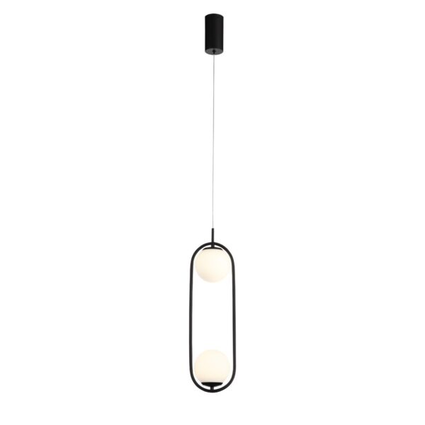SL395.403.02 Подвес ST-Luce Черный/Белый LED 2*8W 4000K ДОНОЛО