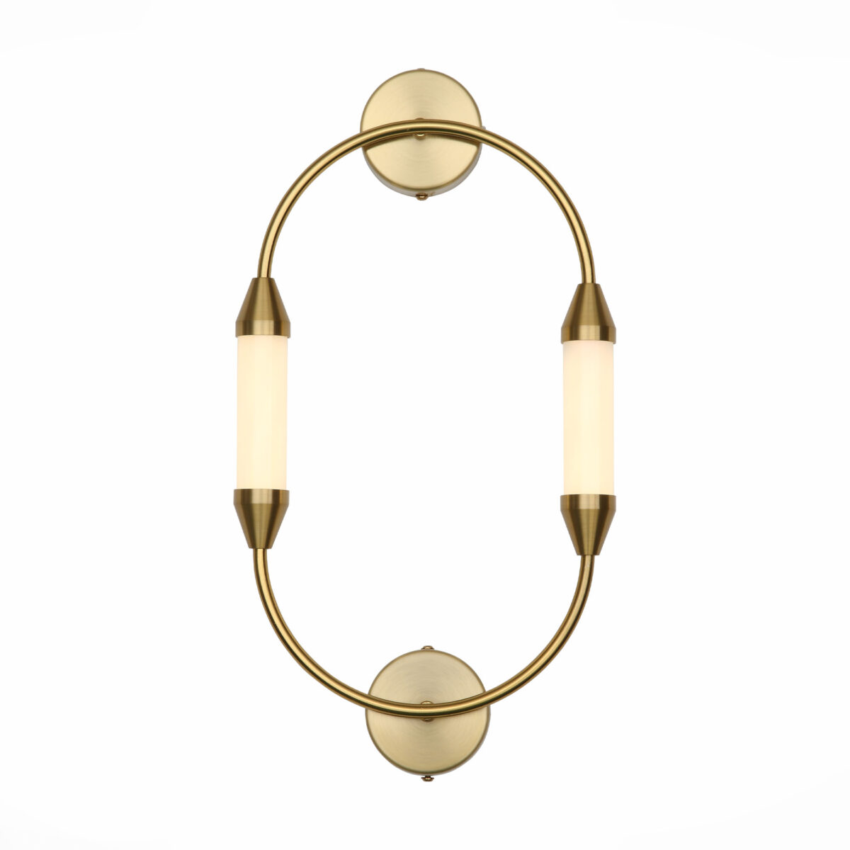 SL6004.301.02 Бра ST-Luce Латунь/Белый LED 2*4W 3000K АЛЬБИА — изображение 1