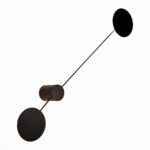 SL6006.401.02 Светильник настенный ST-Luce Черный/Черный LED 2*5W 3000K ТОНДО — изображение 3