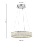 SL6008.103.01 Люстра подвесная ST-Luce Хром/Хром LED 1*20W 3000K ЛАТОЦЦО — изображение 4