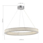 SL6008.123.01 Люстра подвесная ST-Luce Хром/Хром LED 1*40W 3000K ЛАТОЦЦО — изображение 4