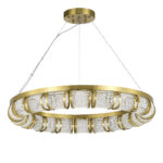 SL6011.303.01 Светильник подвесной ST-Luce Латунь/Прозрачный LED 1*50W ЭСМЕ — изображение 2