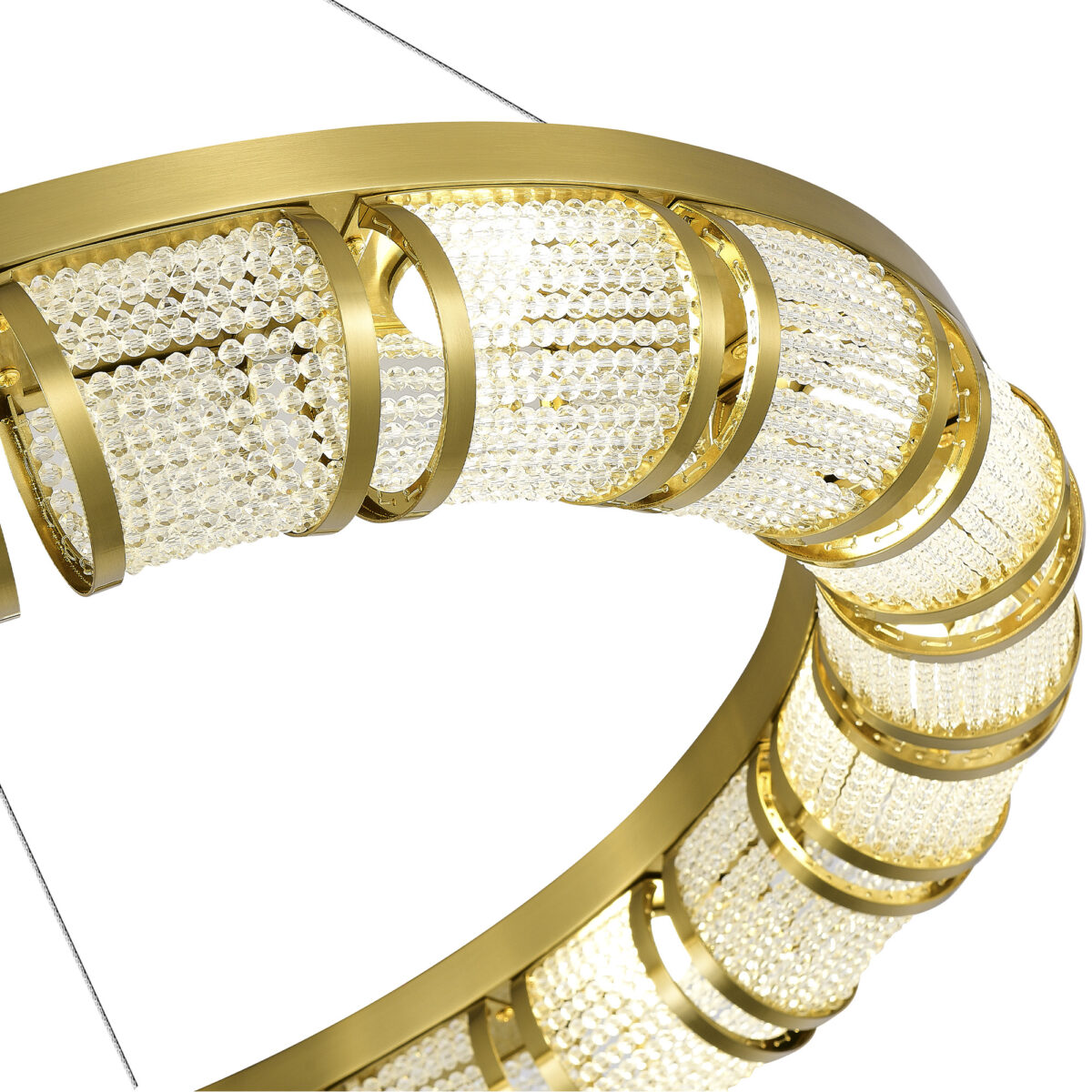 SL6011.303.01 Светильник подвесной ST-Luce Латунь/Прозрачный LED 1*50W ЭСМЕ — изображение 6