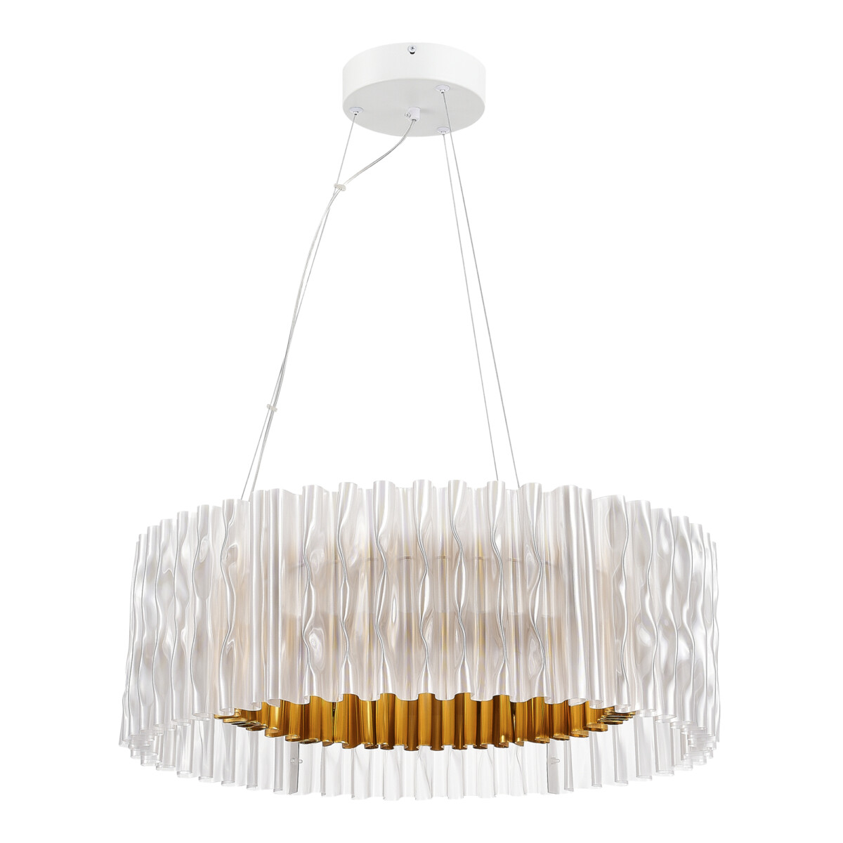 SL6012.203.01 Светильник подвесной ST-Luce Золотистый/Прозрачный LED 1*64W НАЗАРЕ — изображение 2